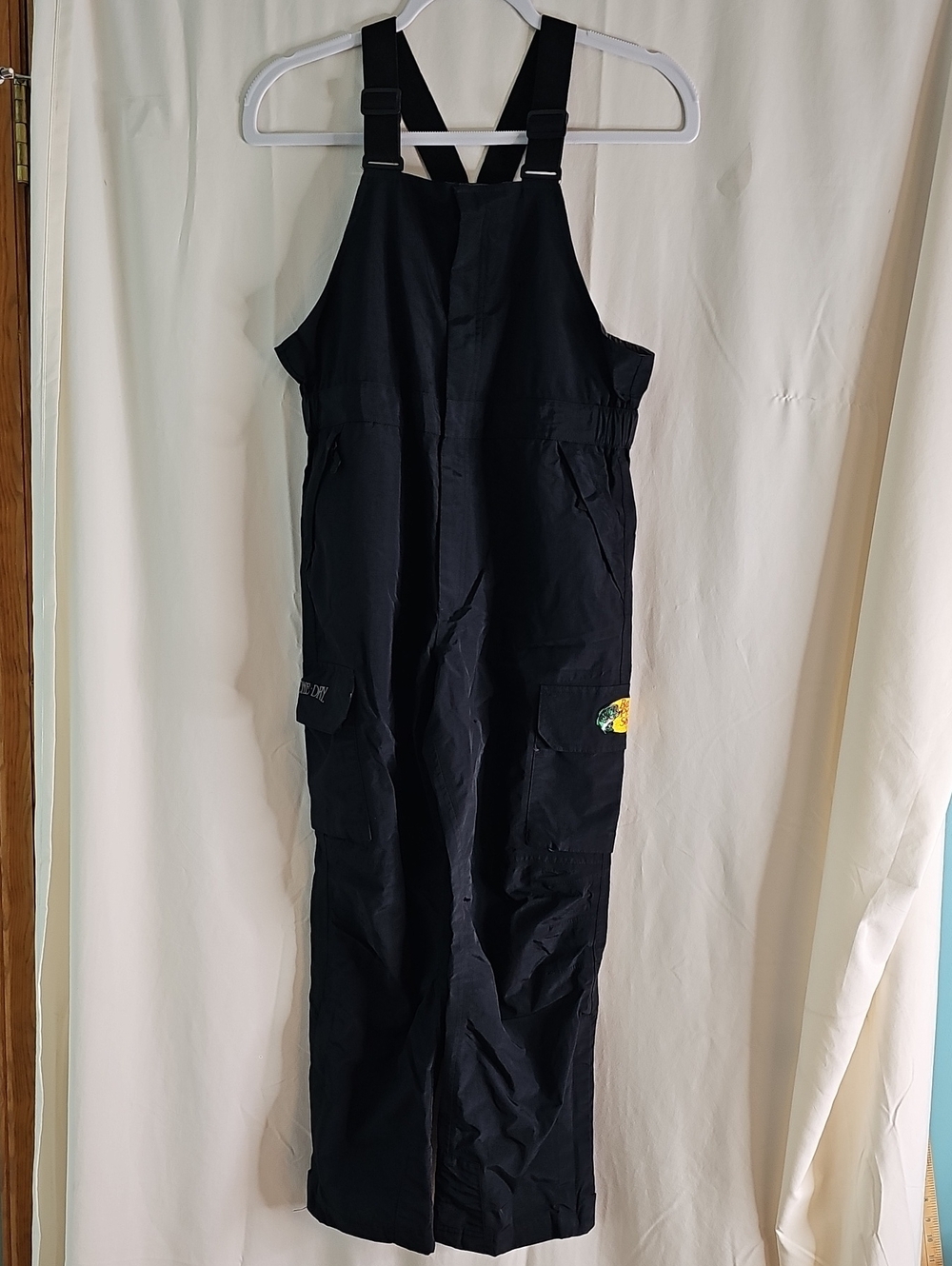 Bass Black Waterproof Bib Rain Overalls